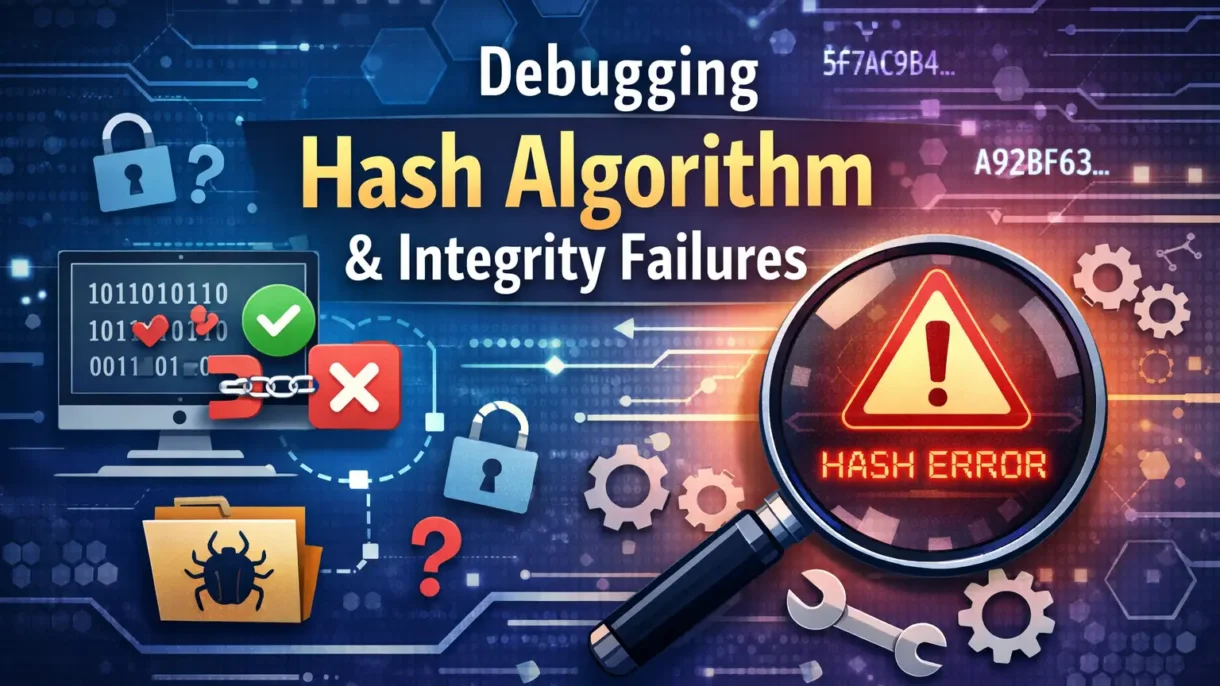 How to Debug Hash Algorithm and Integrity Failures