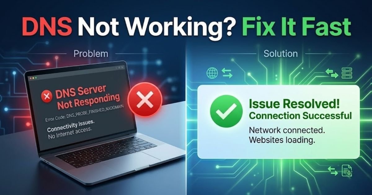 dns server not responding fix in windows 11